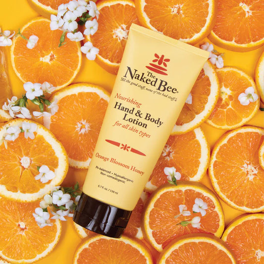 Hand & Body Lotion 6.7 oz - Orange Blossom Honey - The Naked Bee