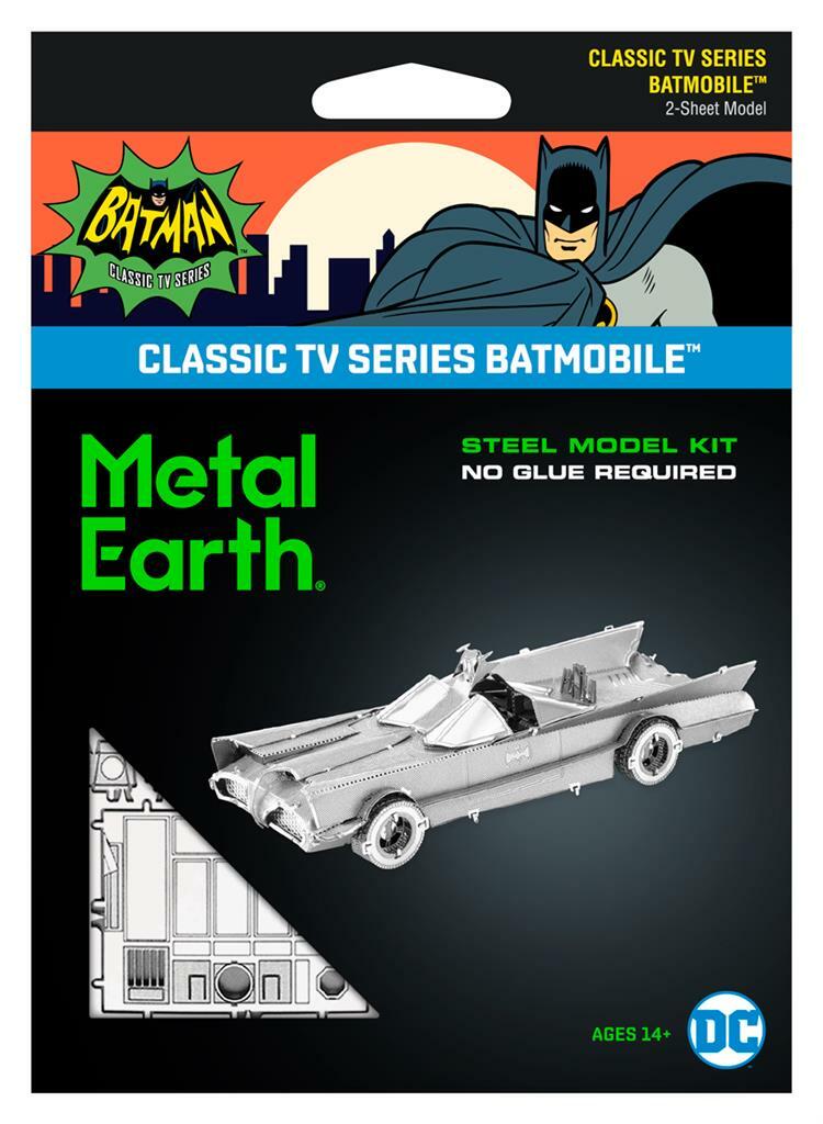 Metal Earth - Classic TV Series Batmobile - DC - Steel Model Kit - 2 Sheet Model