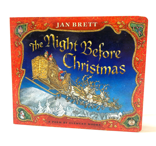 The Night Before Christmas - Jan Brett - Board Book
