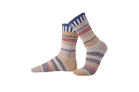 Bateau Mouche - Small - Mismatched Crew Socks - Solmate Socks
