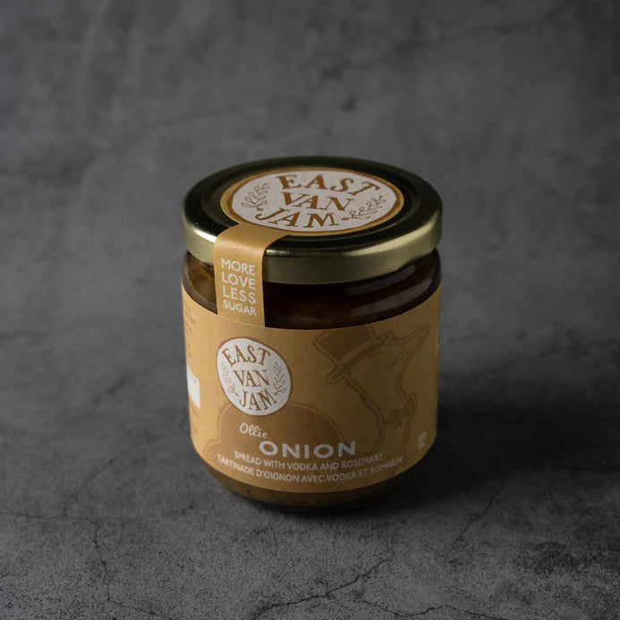 Ollie Onion with Rosemary Spread - 250 ml - Low Sugar - Handmade in BC Canada