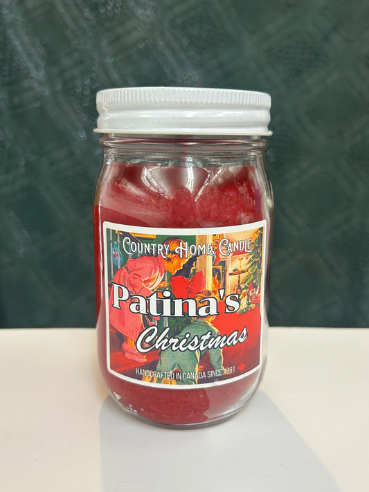 Patina's Christmas - Small Jar - Country Home Candle