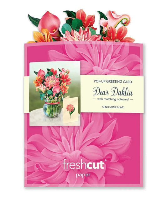 Mini Flower Bouquet Popup Card - Dear Dahlia - Fresh Cut