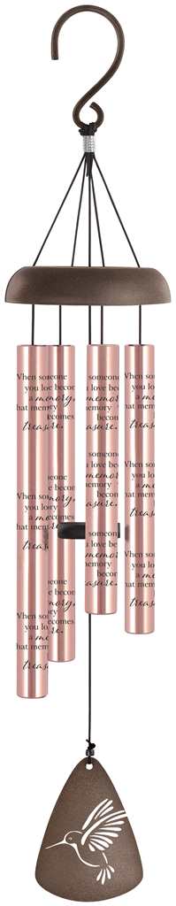 Chime - 21" - When someone you love becomes a memory, that memory becomes a tresure... - Copper Coloured Tubes - Memory Sonnet Series