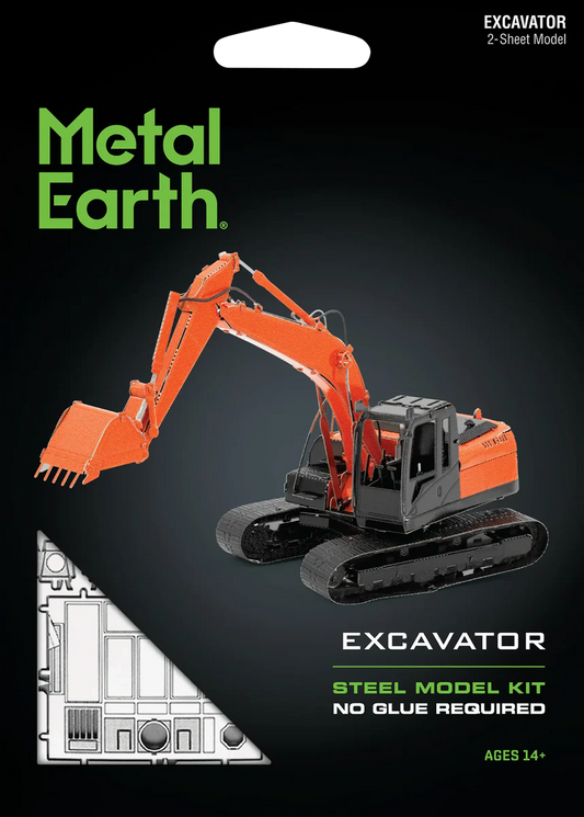 Metal Earth - Excavator - Steel Model Kit - 2 Sheet Model