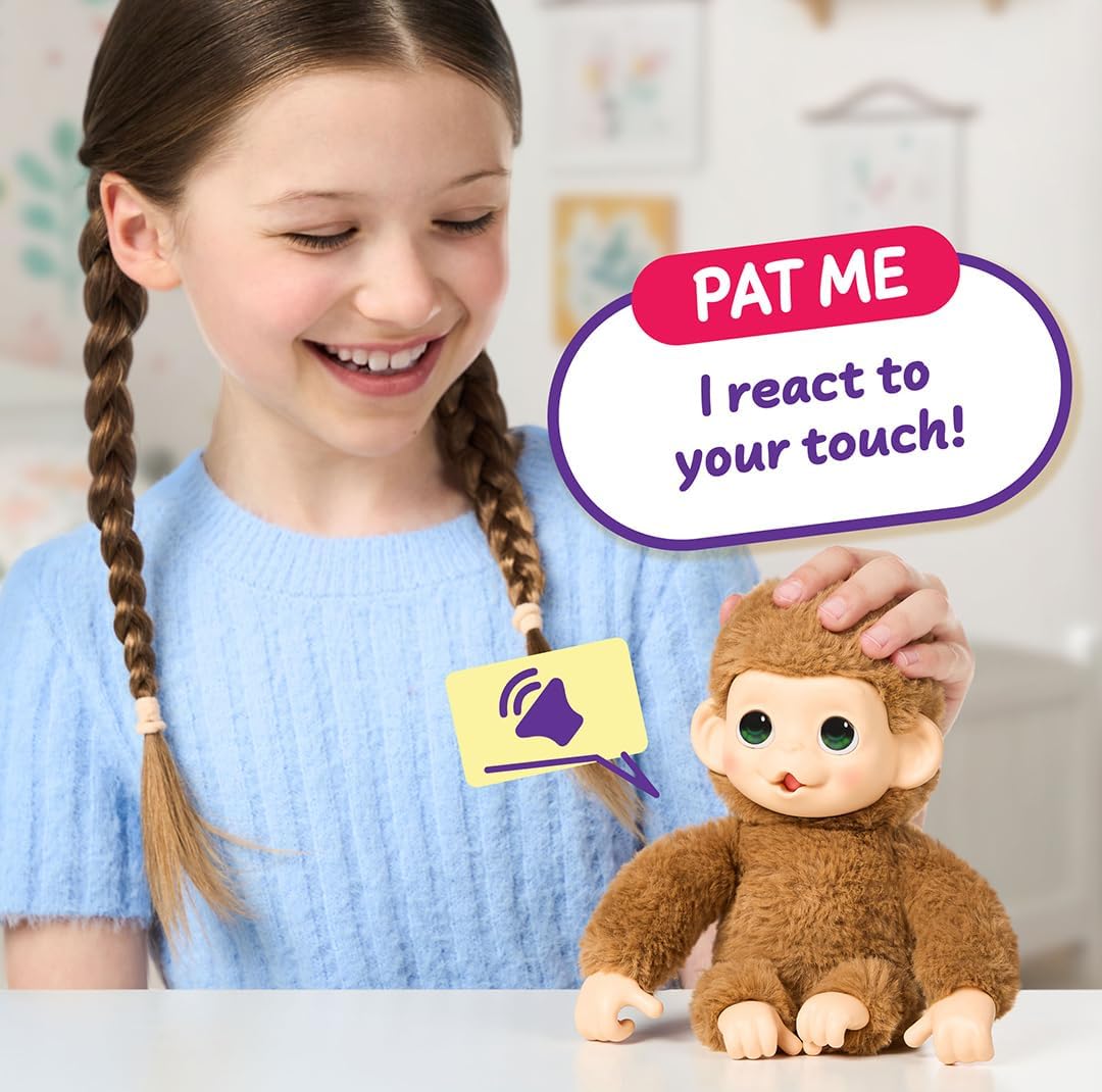 My Baby Monkey Mini - Pepi Peach - Little Live Pets