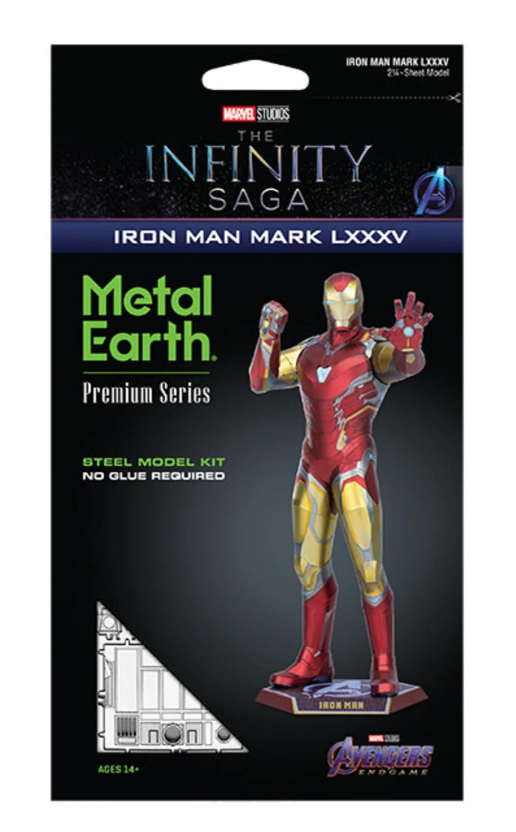 Metal Earth - Iron Man Mark LXXXV - Premium Series - Marvel Studios - Steel Model Kit