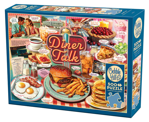 Diner Talk - 500 Piece - Cobble Hill Puzzle