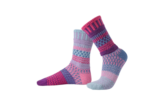 Twilight - Large - Mismatched Crew Socks - Solmate Socks