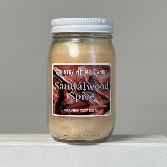 Sandalwood Spice - Small Jar - Country Home Candle