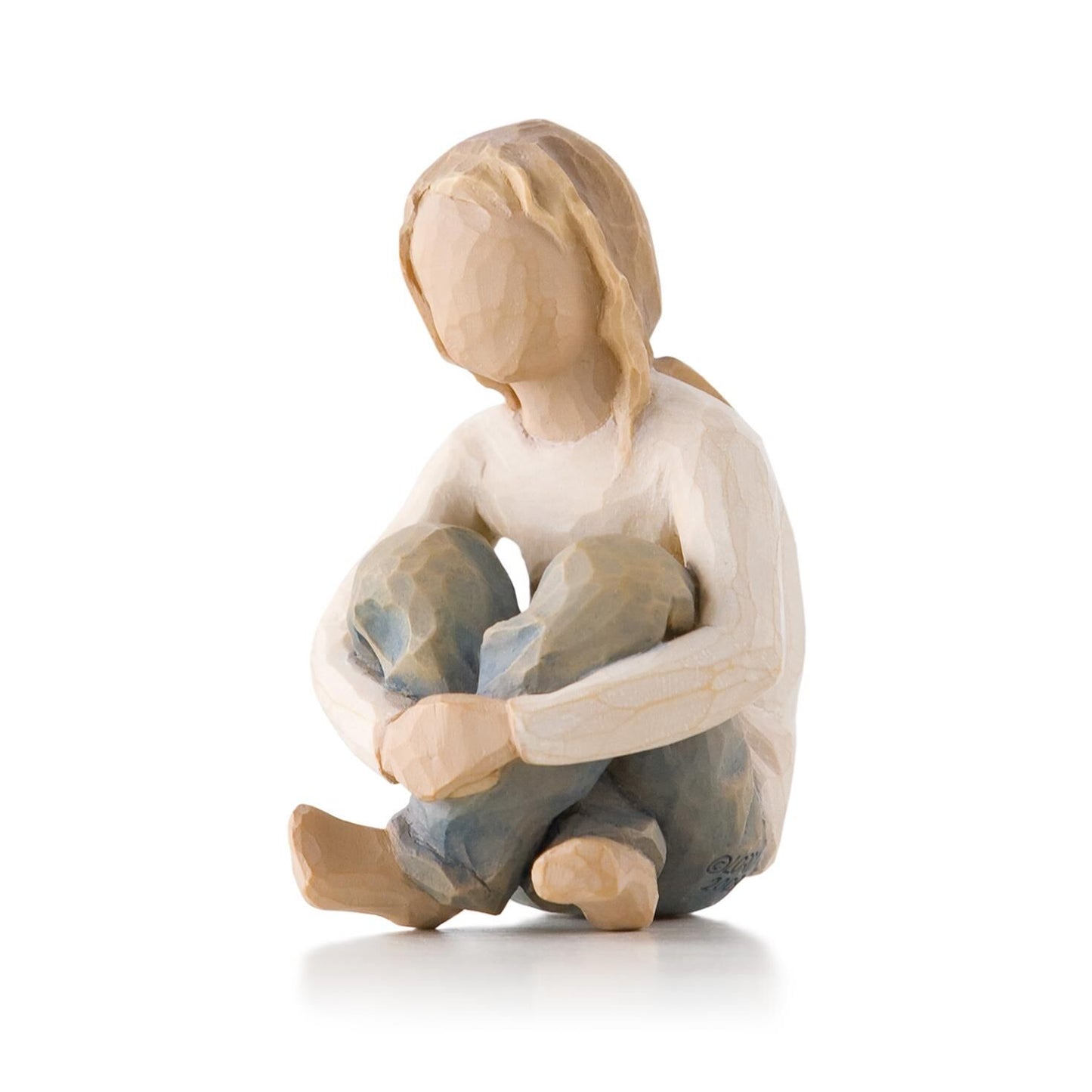 Willow Tree: Spirited Child - Girl Sitting Crossed Legged