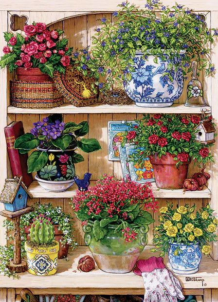 Flower Cupboard - 500 Piece Cobble Hill Puzzle
