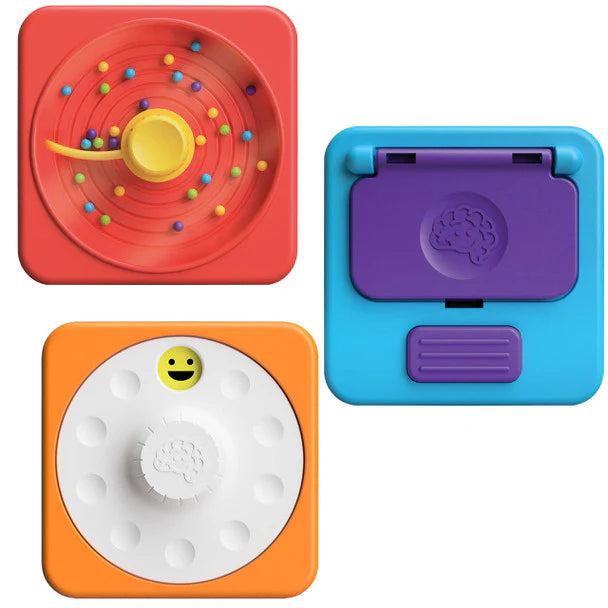 PlayTab - Set 3 Tiles - Magnetic - Fat Brain Toy Co. - 12 Months +