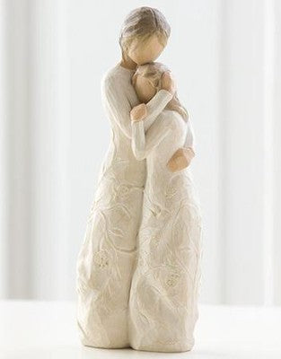 Willow Tree: Close to me  - Mother Holding Daughter - Designed Dresses