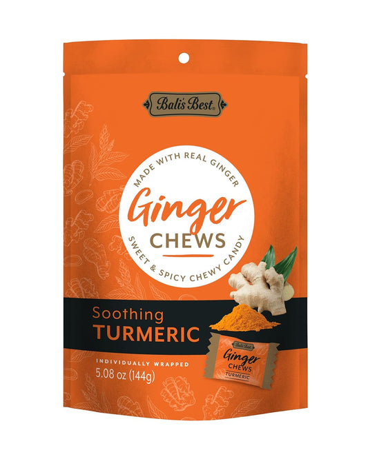 Ginger Chews - Soothing Tumeric - 144 g. - Bali's Best