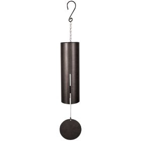Wind Chime - Deep Single Tone - 36" Cylinder Bell - Black Fleck