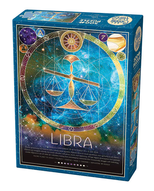 Zodiac Horoscope - Libra - 500 Piece Cobble Hill Puzzle
