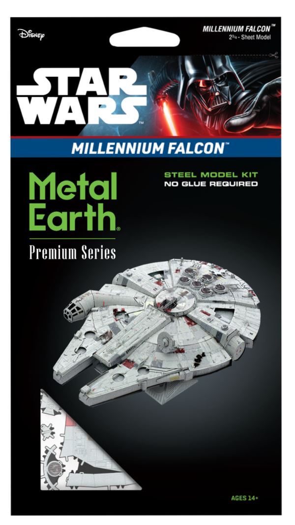 Metal Earth - Millennium Falcon - Premium Series - Star Wars - Steel Model Kit