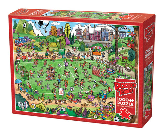 Offside Antics - Doodletown - 1000 Piece - Cobble Hill Puzzle