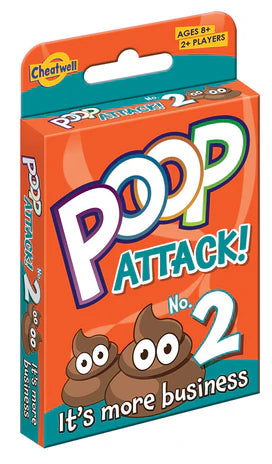 Poop Attack No. 2 - Card Game, Ages 8 and up