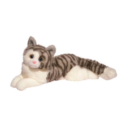 Smokey - Grey Striped Cat - 16 inch - Douglas Plush