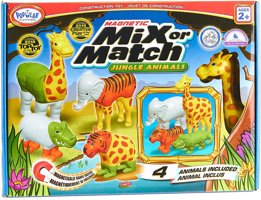 Magnetic Mix or Match Jungle Animals - Ages 2+