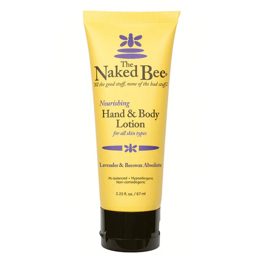 Hand & Body Lotion 2.25 oz - Lavender & Beeswax Absolute - The Naked Bee