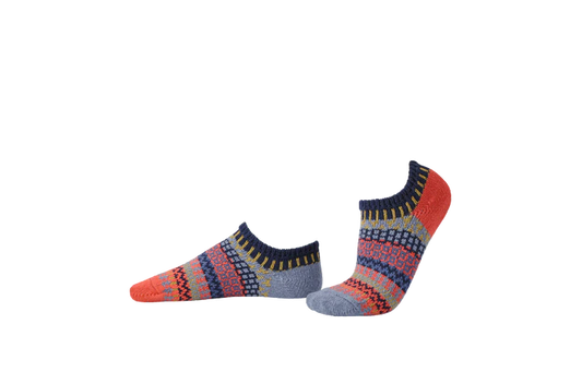 Masala - Large - Mismatched Ankle Socks - Solmate Socks