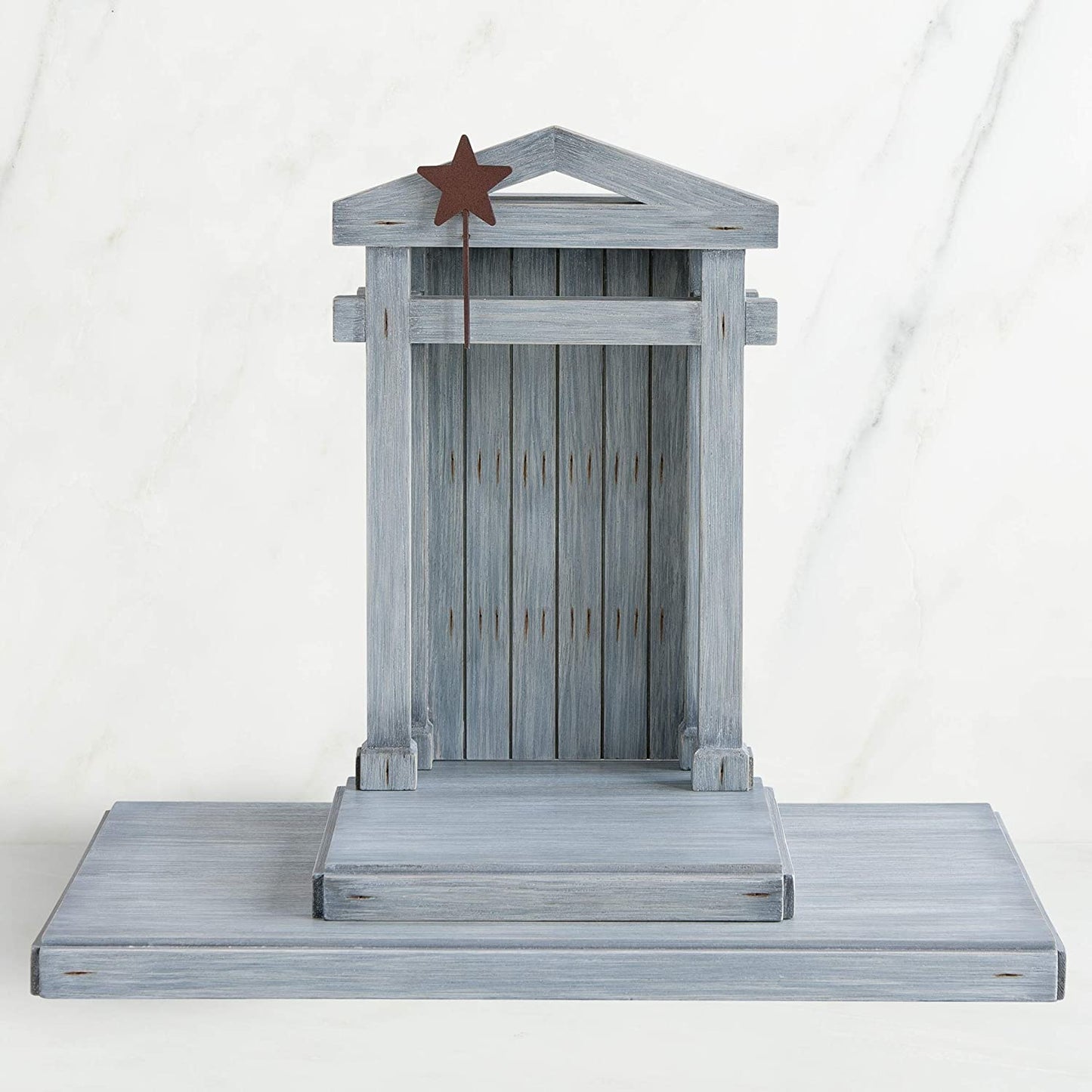 Willow Tree: Nativity Collection - Wooden Creche / Stable with Star