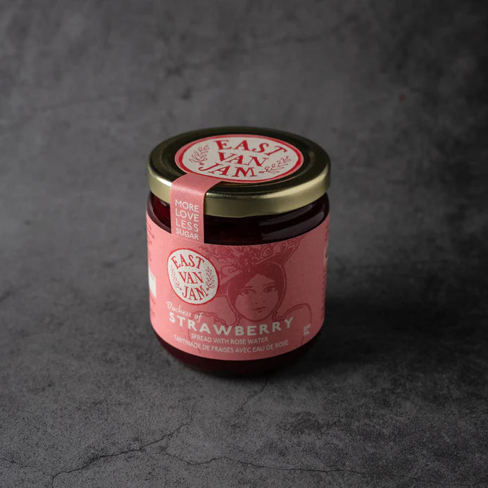Duchess of Strawberry Spread - 250 ml - Low Sugar - Handmade in BC Canada